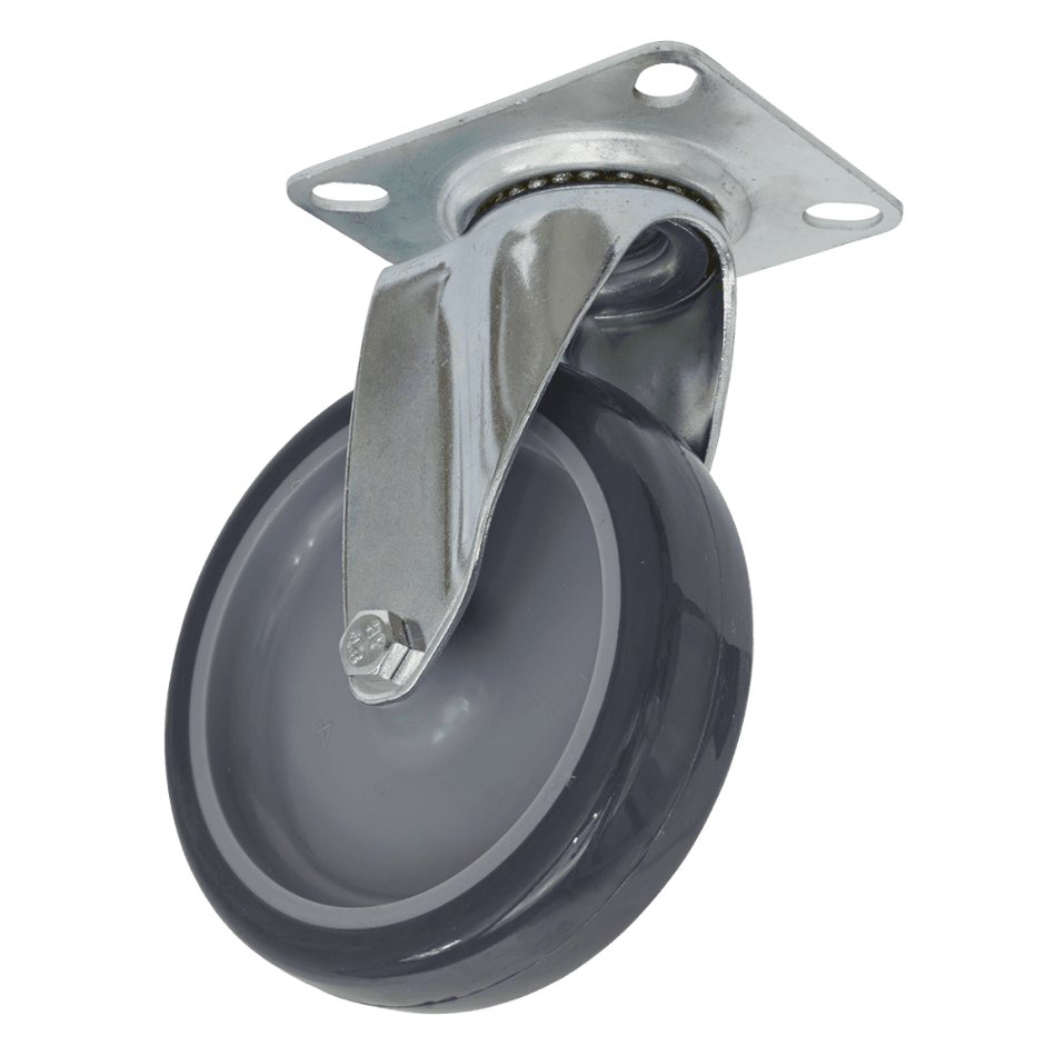 Sealey 100mm Castor Wheel with Swivel Plate Model No-SCW2100SP