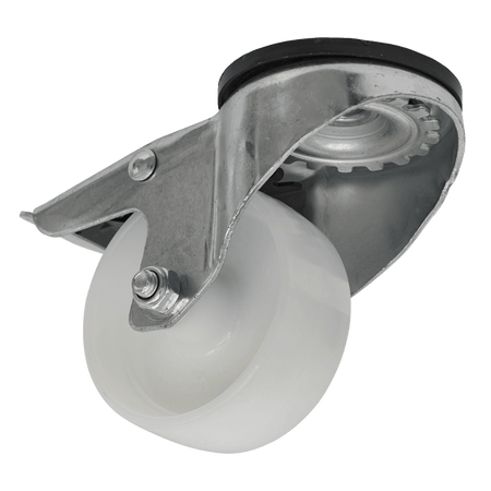 Sealey 80mm Castor Wheel with Swivel Bolt Hole & Total Lock Model No-SCW480SBL