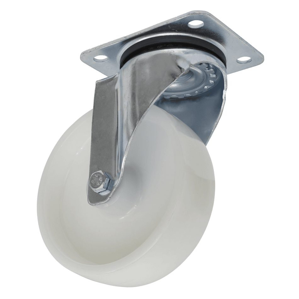 Sealey 125mm Castor Wheel with Swivel Plate Model No-SCW4125SP