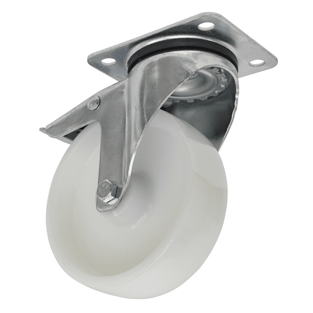 Sealey 125mm Castor Wheel with Swivel Plate & Total Lock Model No-SCW4125SPL