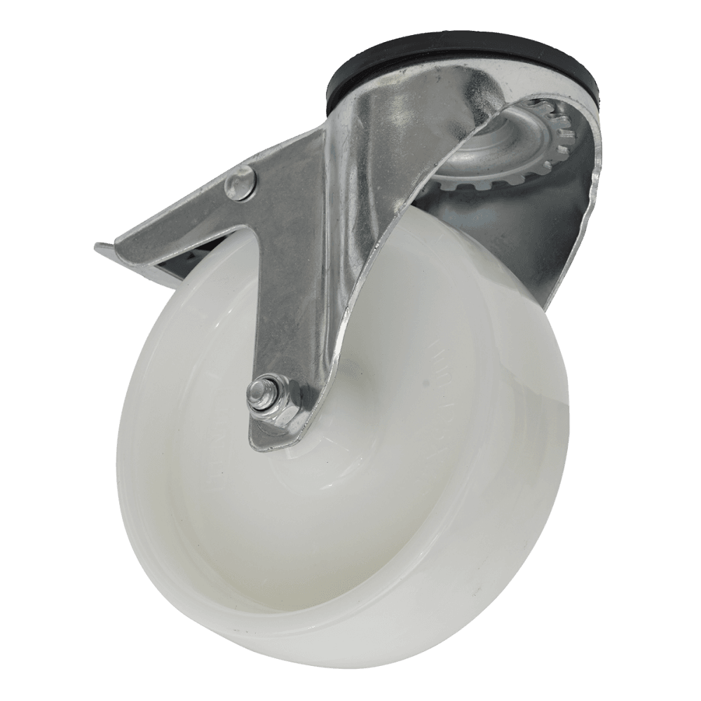 Sealey 125mm Castor Wheel with Swivel Bolt Hole & Total Lock Model No-SCW4125SBL