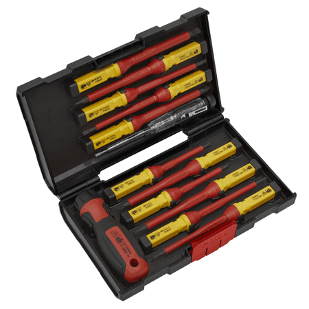 Sealey Screwdriver Set 13pc Interchangeable - VDE Approved Model No-AK6128