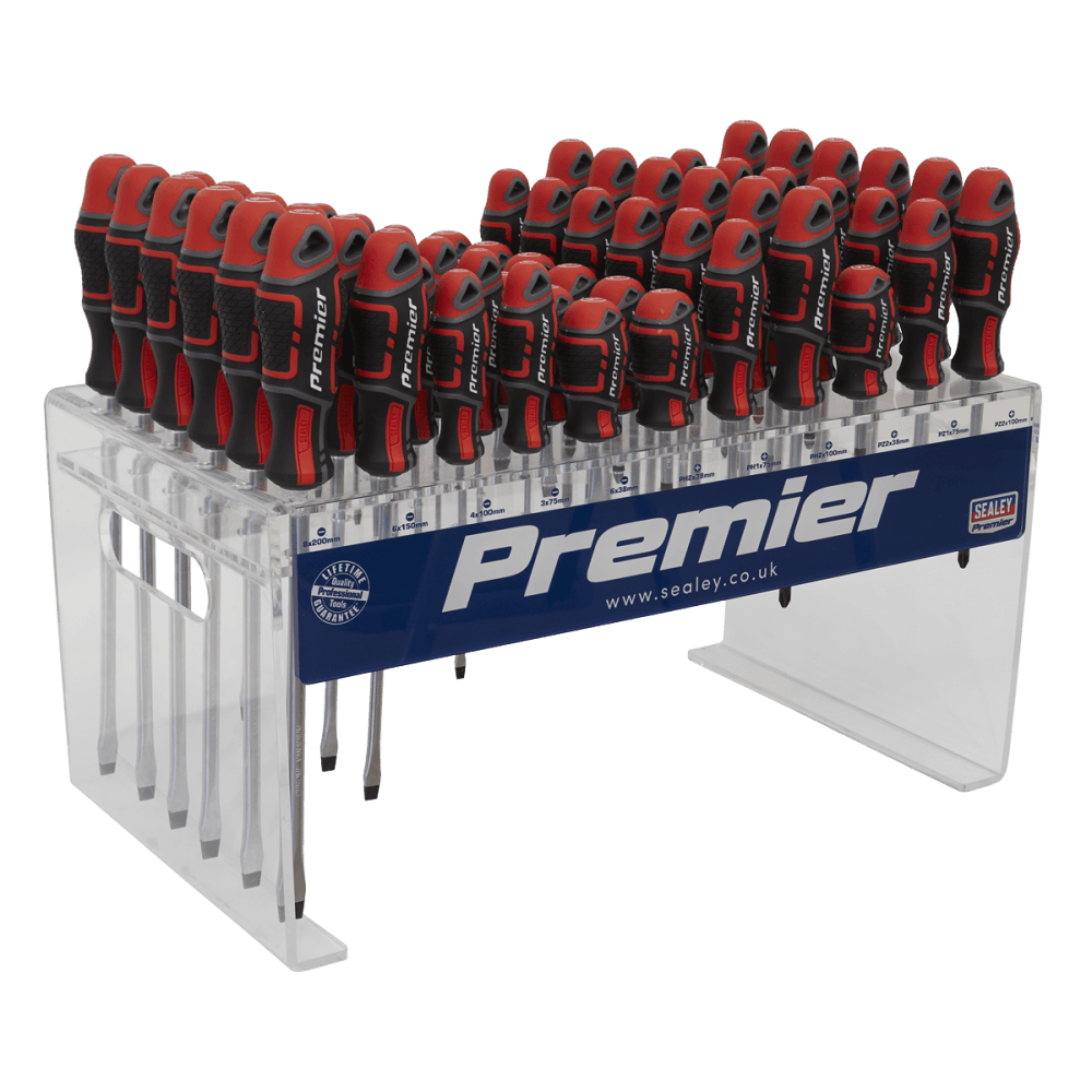 Sealey Individual Screwdrivers GripMAX 66pc Countertop Display Model No-AK4369DS