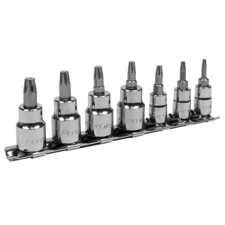 Sealey Premier Lock-On™ TRX-Star* Socket Bit Set 1/4" & 3/8"Sq Drive 7pc Model No-AK62262