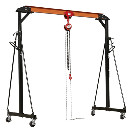 Sealey Portable Gantry Crane Adjustable 1tonne Combo Model No-SG1000KIT