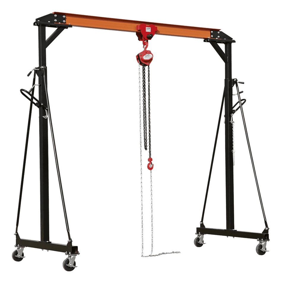 Sealey Portable Gantry Crane Adjustable 1tonne Combo Model No-SG1000KIT