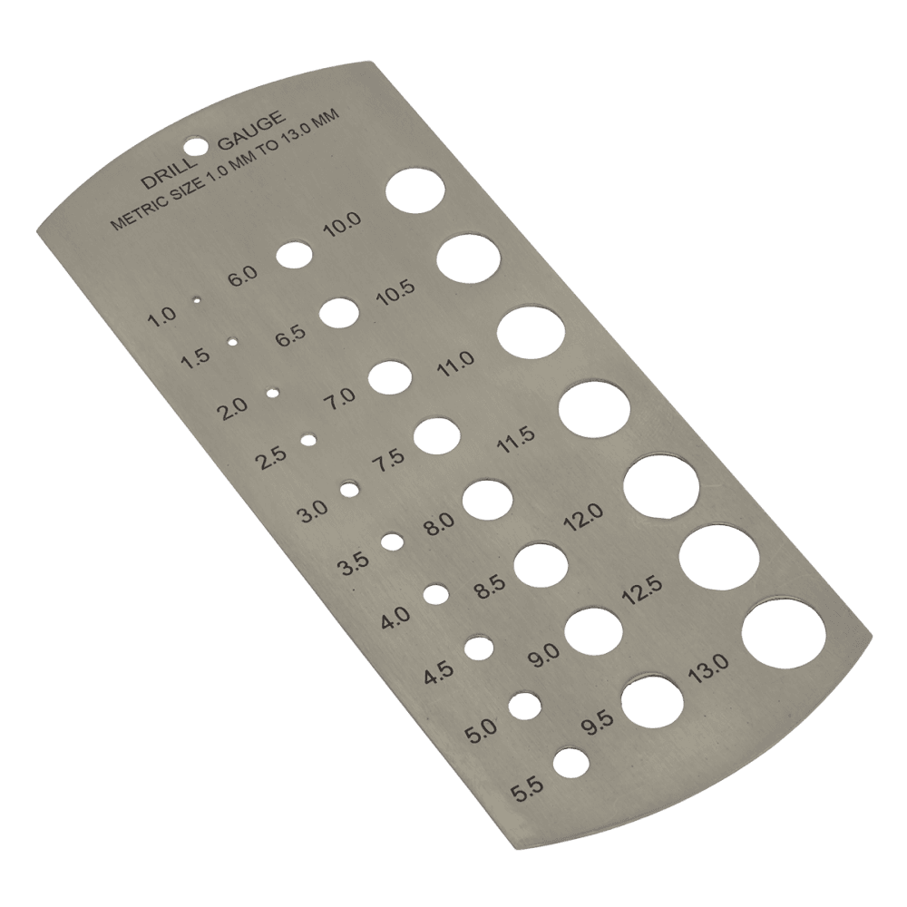 Sealey Drill Gauge Metric 1-13mm Model No-DGM1