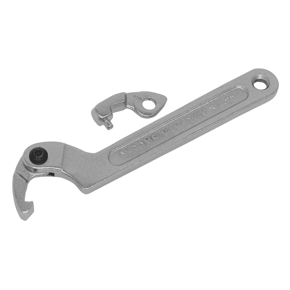 Sealey Adjustable Hook & Pin Wrench Set 3pc 19-51mm Model No-SMC2S
