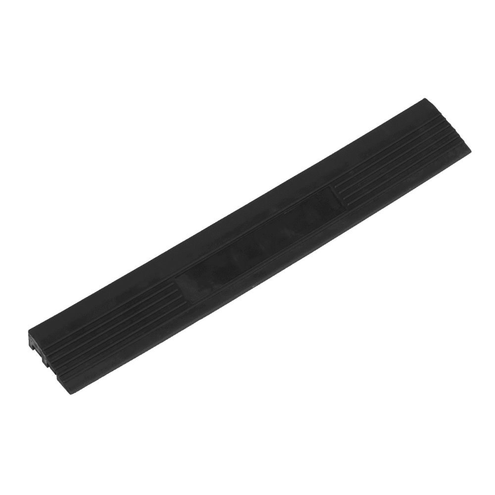 Sealey Polypropylene Floor Tile Edge 400 x 60mm Black Male - Pack of 6 Model No-FT3EBM