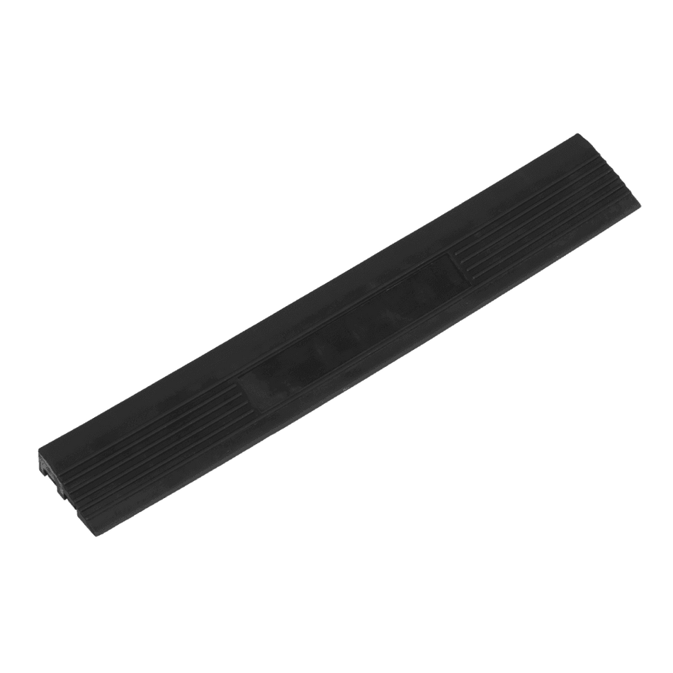 Sealey Polypropylene Floor Tile Edge 400 x 60mm Black Male - Pack of 6 Model No-FT3EBM