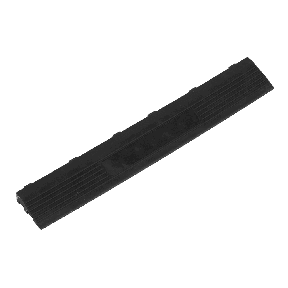 Sealey Polypropylene Floor Tile Edge 400 x 60mm Black Female - Pack of 6 Model No-FT3EBF