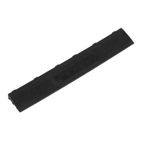 Sealey Polypropylene Floor Tile Edge 400 x 60mm Black Female - Pack of 6 Model No-FT3EBF