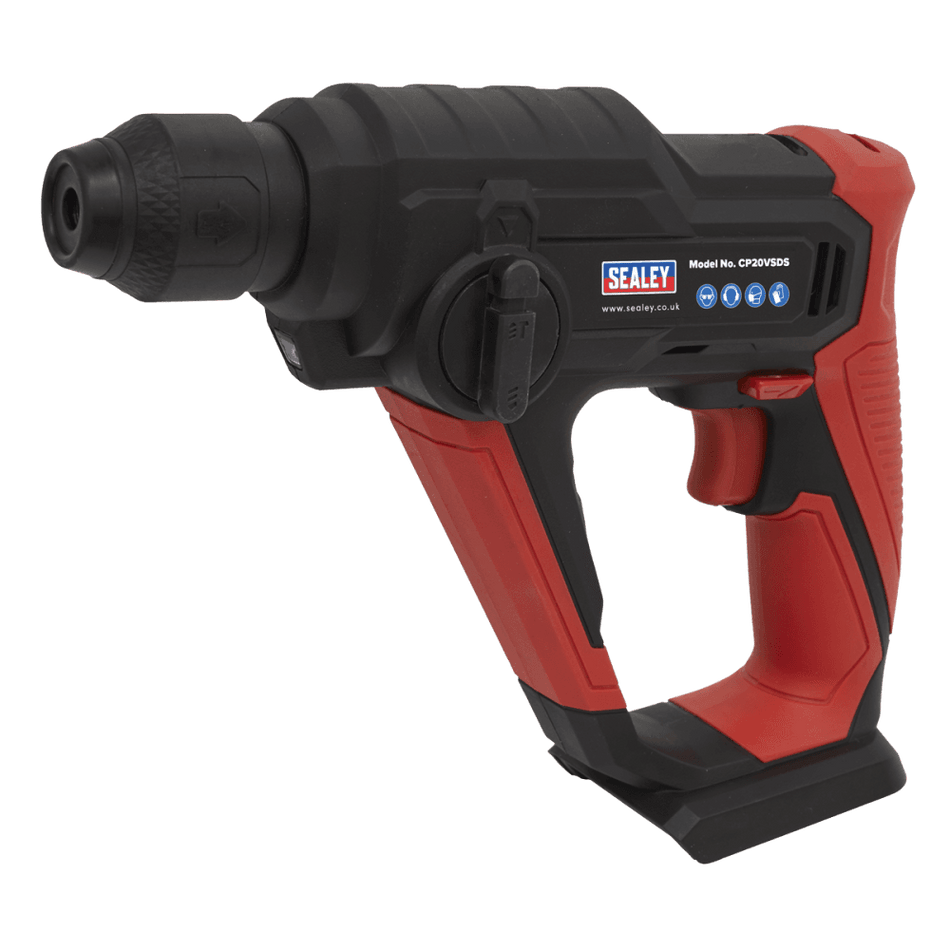Sealey Rotary Hammer Drill 20V SDS Plus - Body Only Model No-CP20VSDS