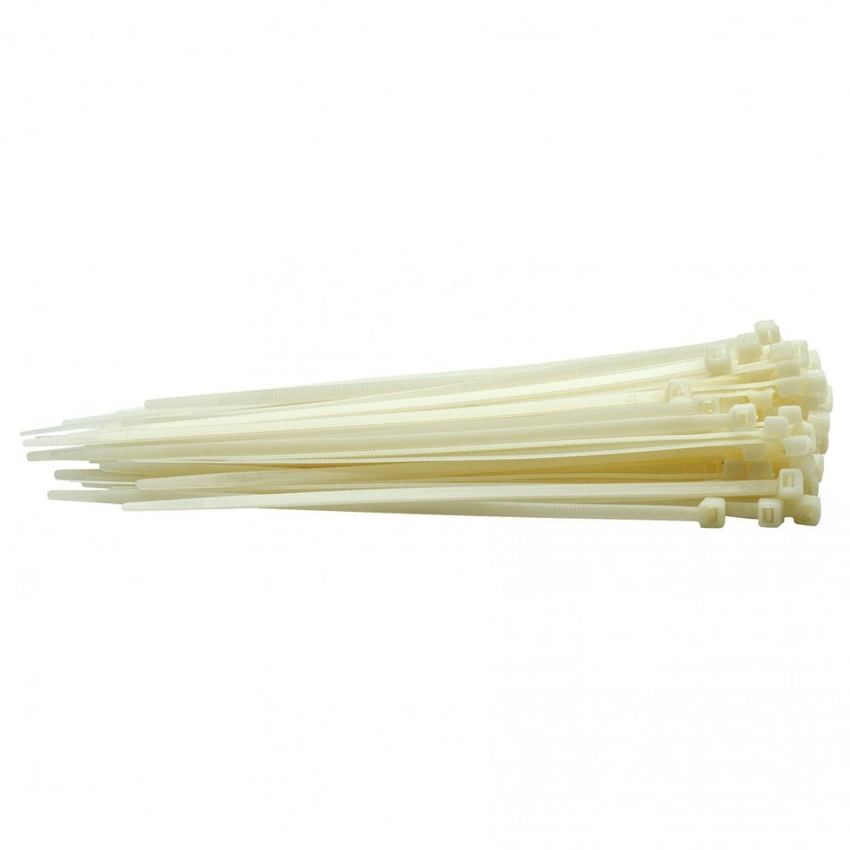 White Cable Ties (100 pieces) : Model No. CT3W