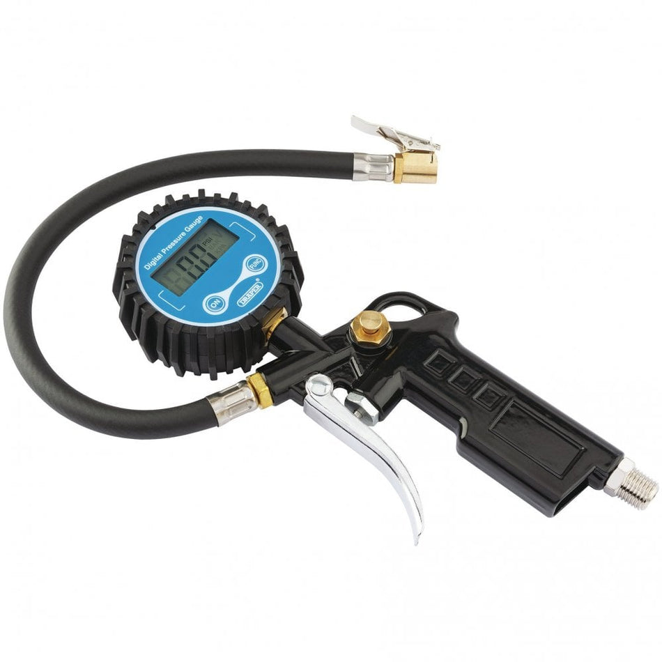 Pistol-Grip Digital Tyre Inflator : Model No. TI2