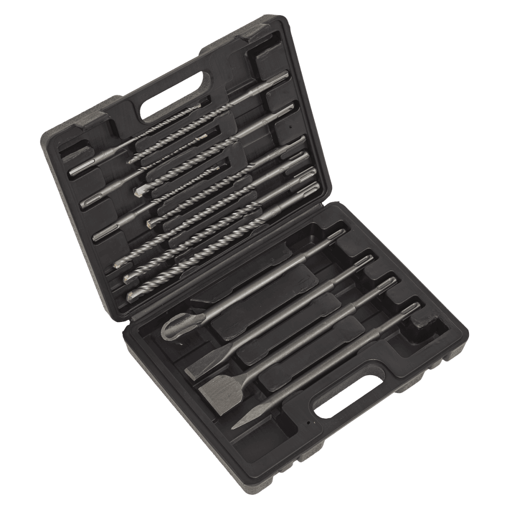 Worksafe® SDS Plus Drill Bit & Chisel Set 13pc : Model No-WDCS