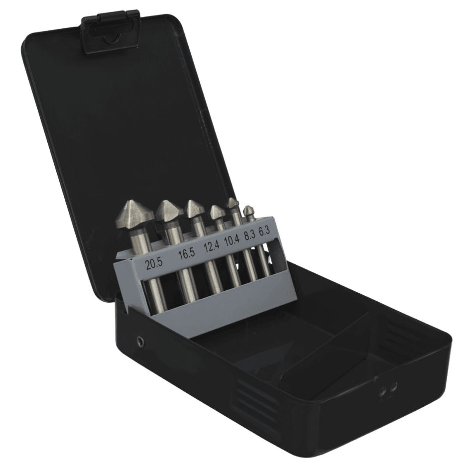 Countersink Bit Set 6pc - 3 x V Flutes Model No-CSSET6V