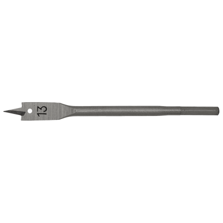 Flat Wood Bit 13mm x 152mm Model No-FWB13