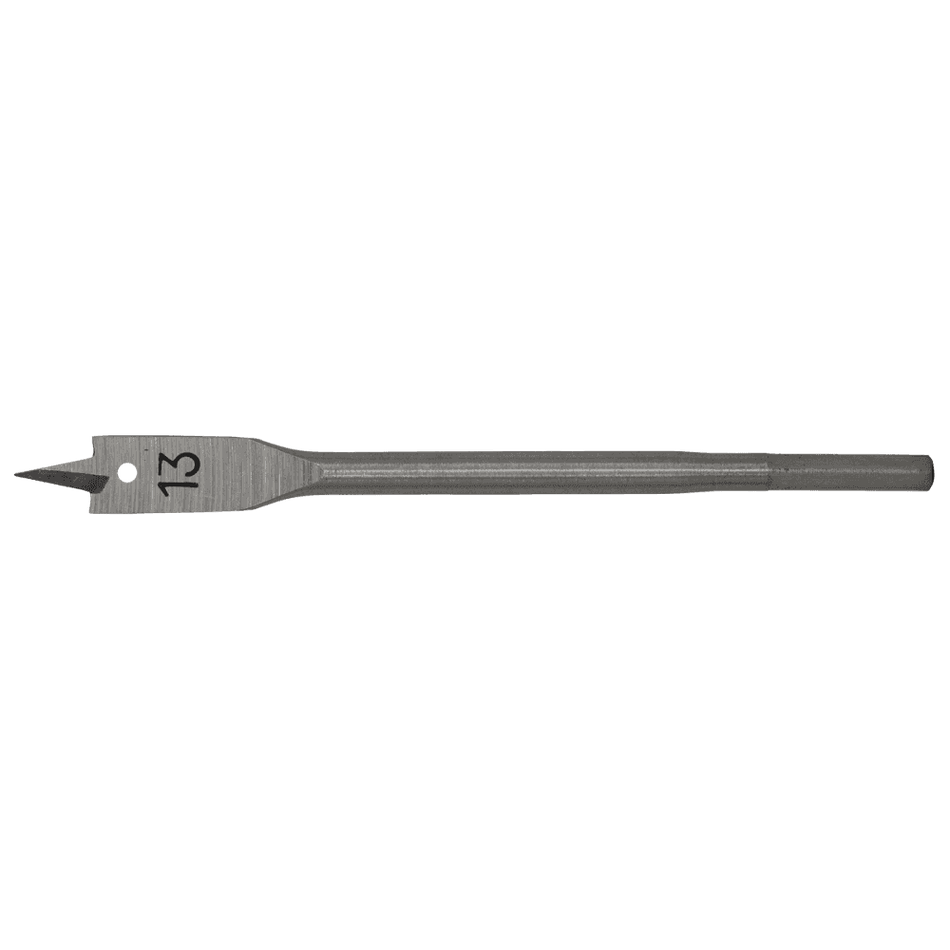 Flat Wood Bit 13mm x 152mm Model No-FWB13