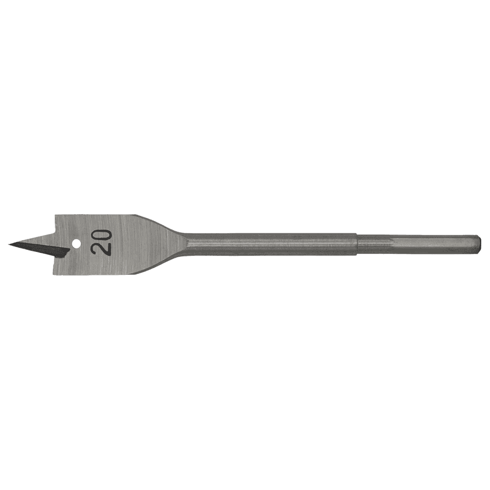 Flat Wood Bit 20mm x 152mm Model No-FWB20
