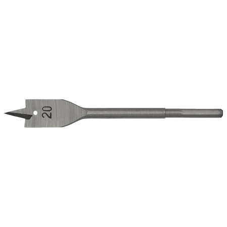 Flat Wood Bit 20mm x 152mm Model No-FWB20