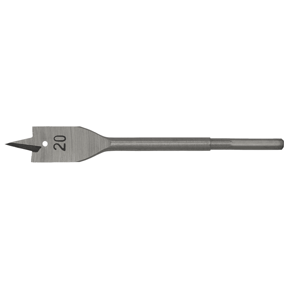 Flat Wood Bit 20mm x 152mm Model No-FWB20