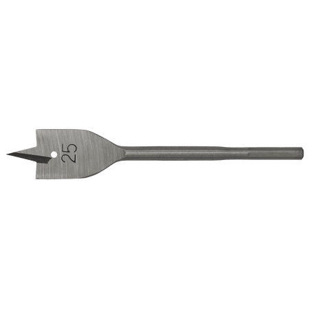 Flat Wood Bit 25mm x 152mm Model No-FWB25