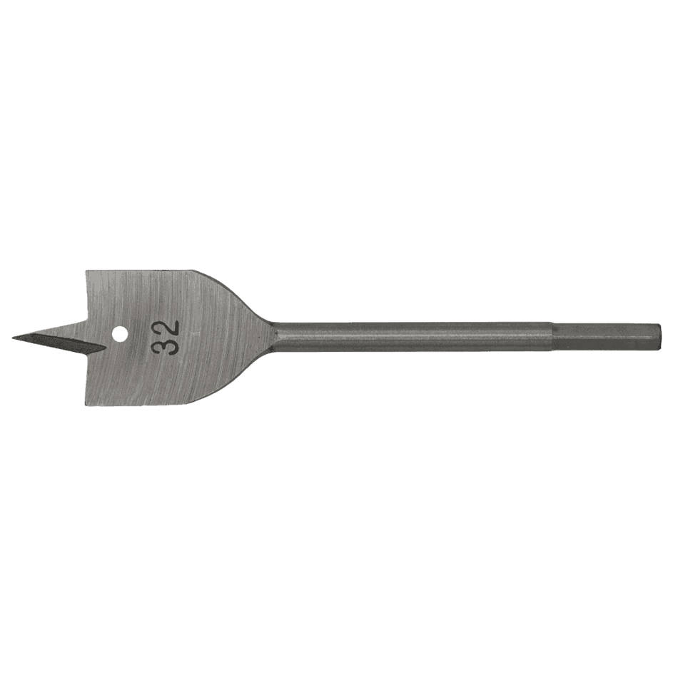 Flat Wood Bit 32mm x 152mm Model No-FWB32