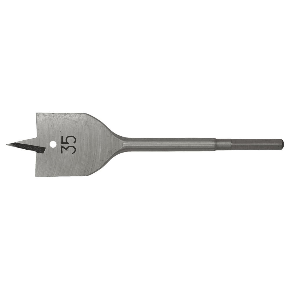 Flat Wood Bit 35mm x 152mm Model No-FWB35