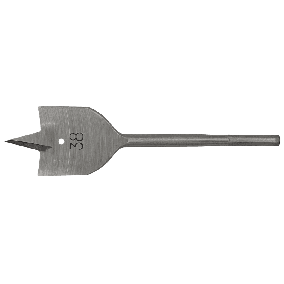 Flat Wood Bit 38mm x 152mm Model No-FWB38