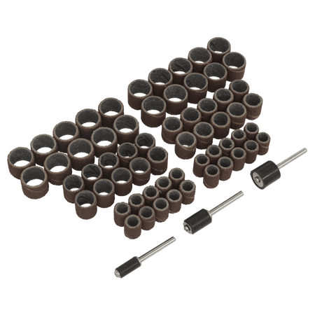 Rotary Tool Sanding Bands Set 63pc Model No-RTA63SB