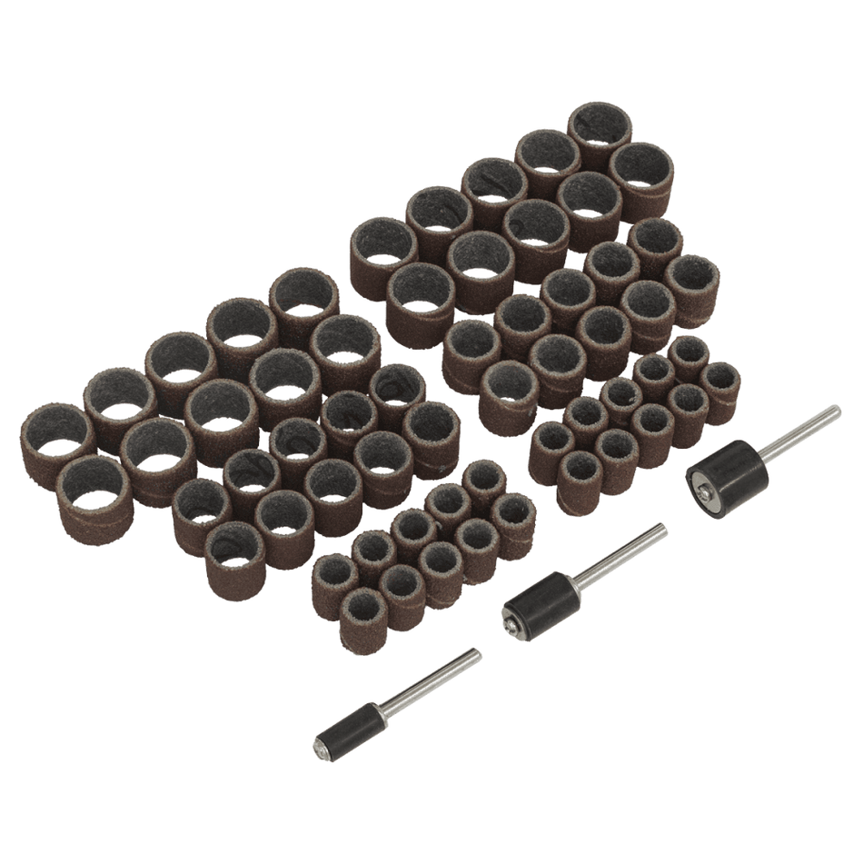 Rotary Tool Sanding Bands Set 63pc Model No-RTA63SB