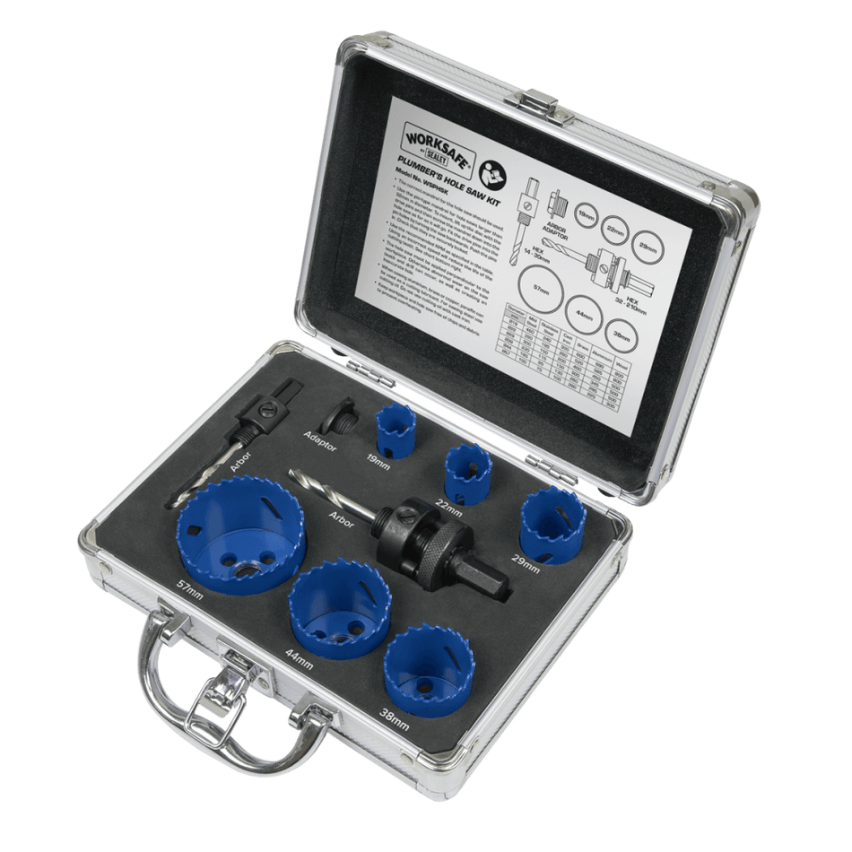 Hole Saw Kit - Plumbers Model No-WSPHSK