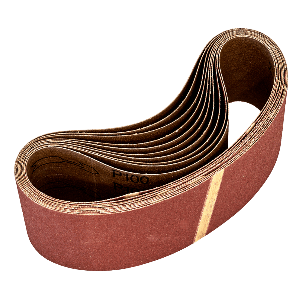 Sanding Belt 75 x 533mm 100Grit - Pack of 10 Model No-WSB53100