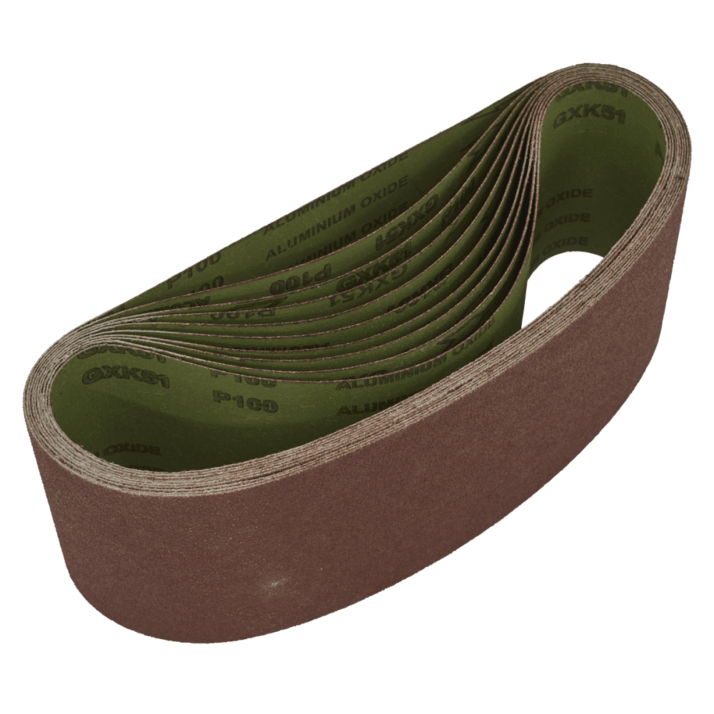 Sanding Belt 100 x 610mm 100Grit - Pack of 10 Model No-WSB61100