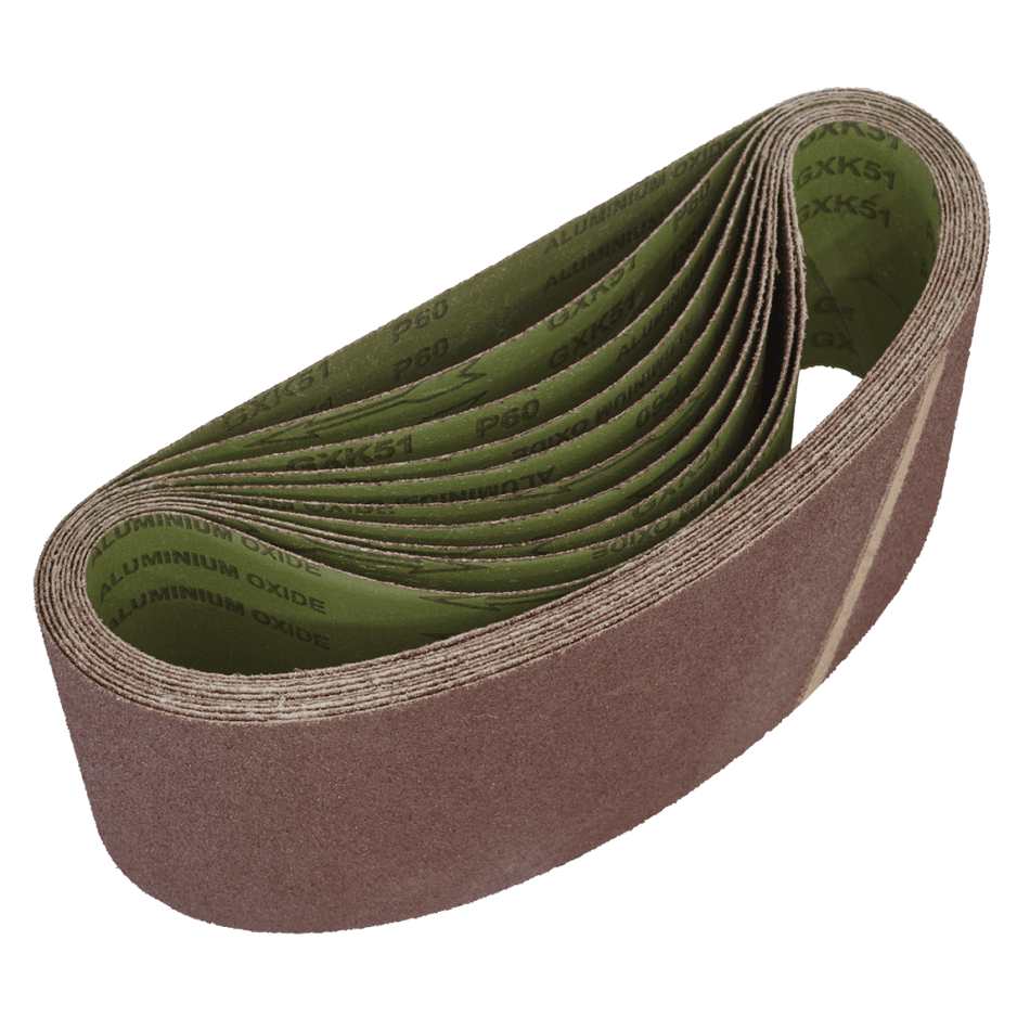 Sanding Belt 100 x 610mm 60Grit - Pack of 10 Model No-WSB6160