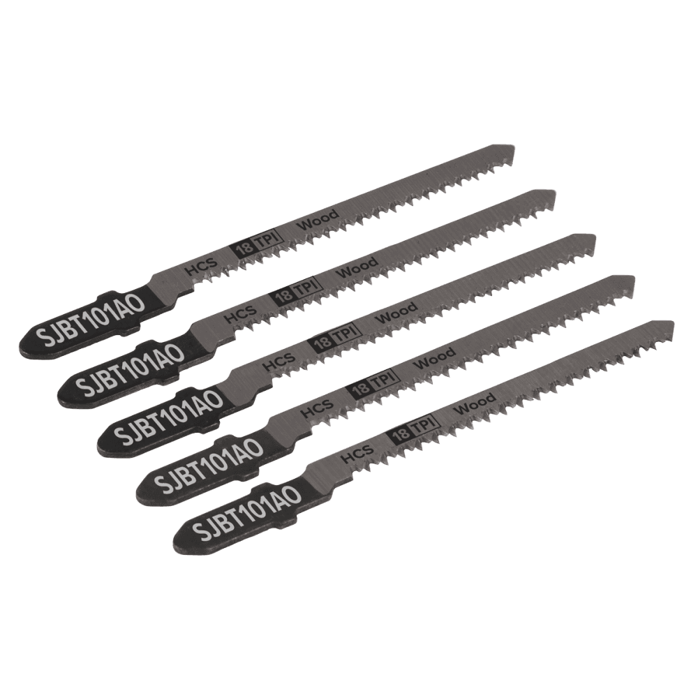 Jigsaw Blade Hard Wood 83mm 18tpi - Pack of 5 Model No-SJBT101AO