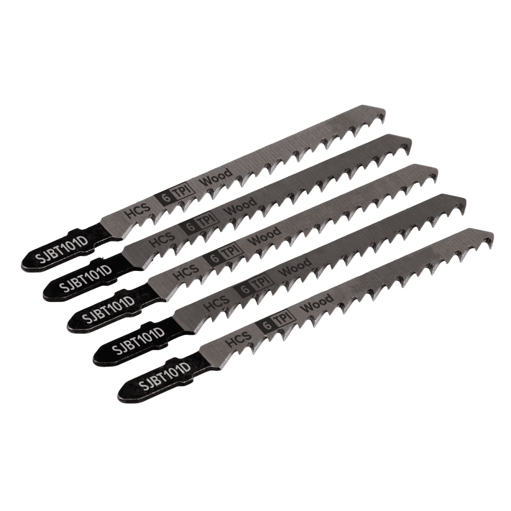 Jigsaw Blade Hard Wood 100mm 6tpi - Pack of 5 Model No-SJBT101D