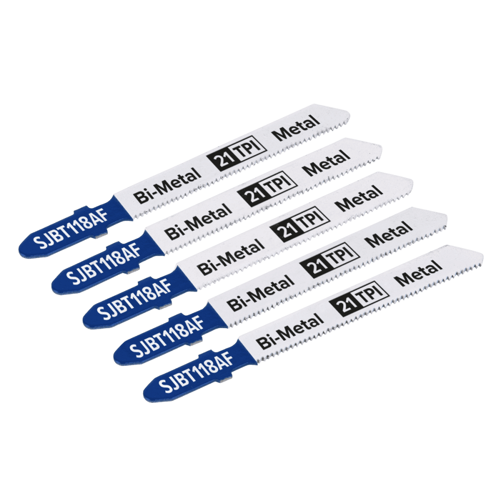 Jigsaw Blade Metal 75mm 21tpi - Pack of 5 Model No-SJBT118AF