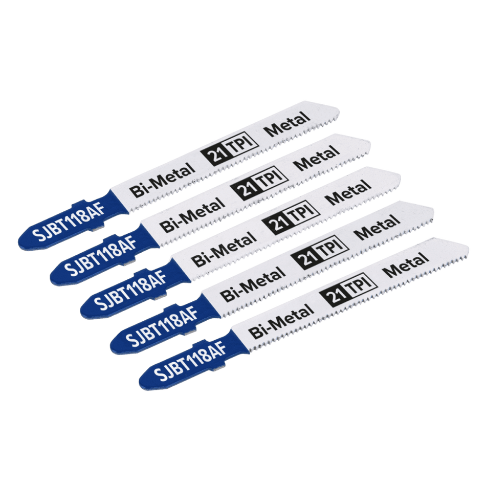 Jigsaw Blade Metal 75mm 21tpi - Pack of 5 Model No-SJBT118AF