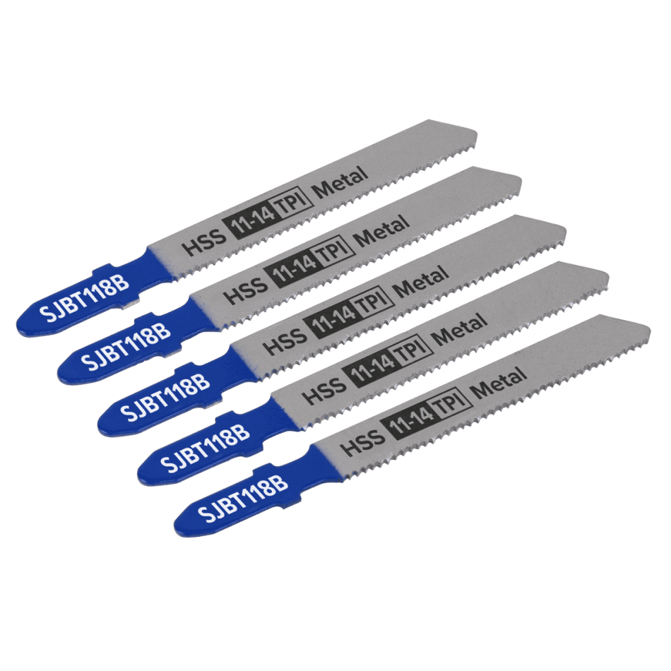 Jigsaw Blade Metal 92mm 11-14tpi - Pack of 5 Model No-SJBT118B