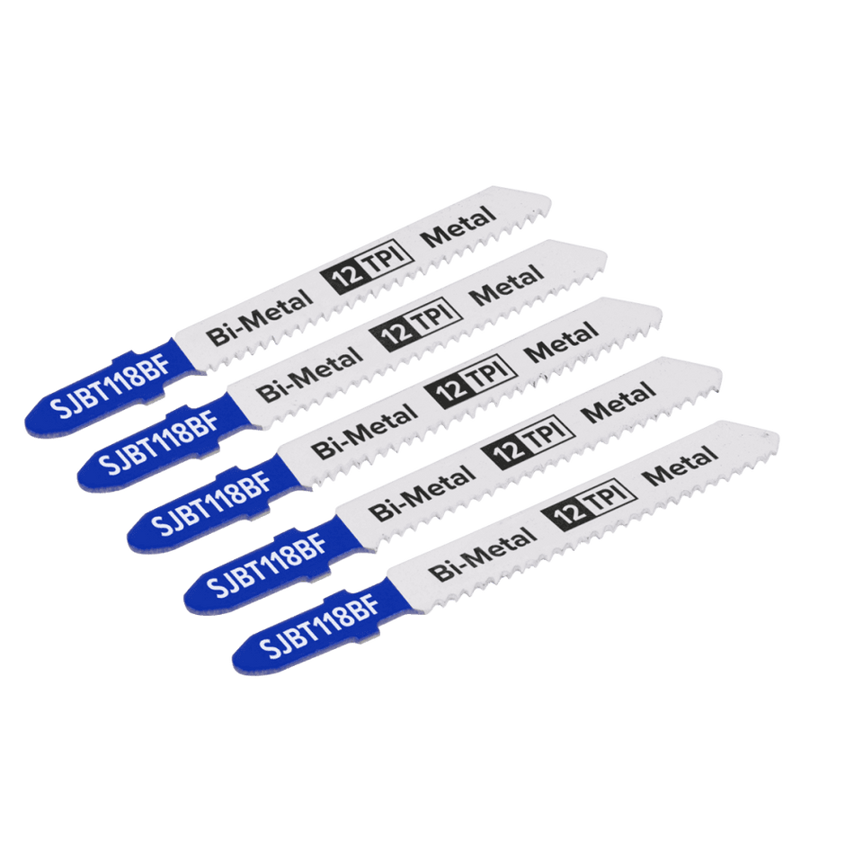 Jigsaw Blade Metal 75mm 12tpi - Pack of 5 Model No-SJBT118BF