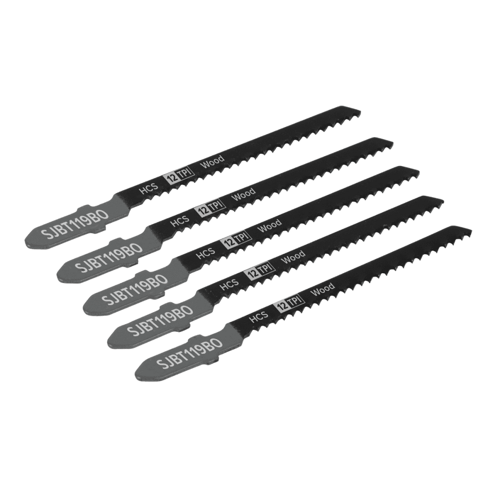 Jigsaw Blade General Wood 75mm 12tpi - Pack of 5 Model No-SJBT119BO