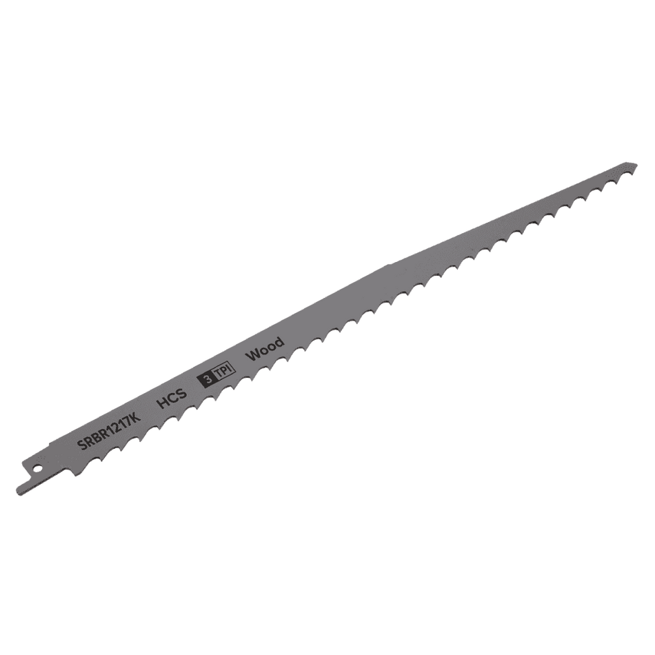 Reciprocating Saw Blade Pruning & Coarse Wood 300mm 3tpi - Pack of 5 Model No-SRBR1217K