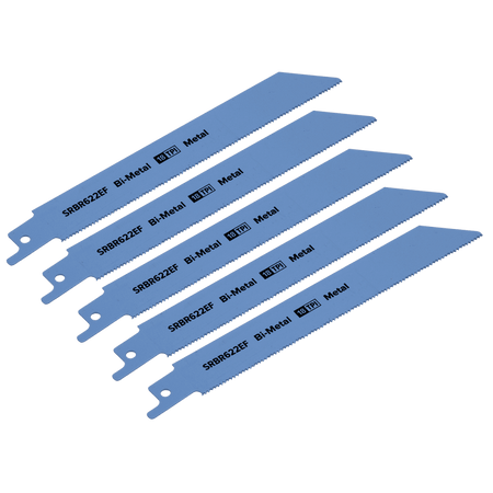 Reciprocating Saw Blade Metal 150mm 18tpi - Pack of 5 Model No-SRBR622EF