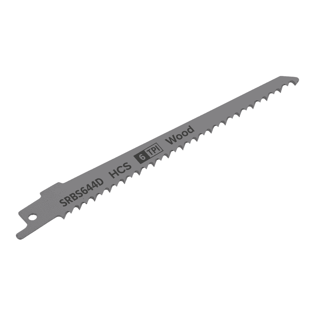 Reciprocating Saw Blade Clean Wood 150mm 6tpi - Pack of 5 Model No-SRBS644D