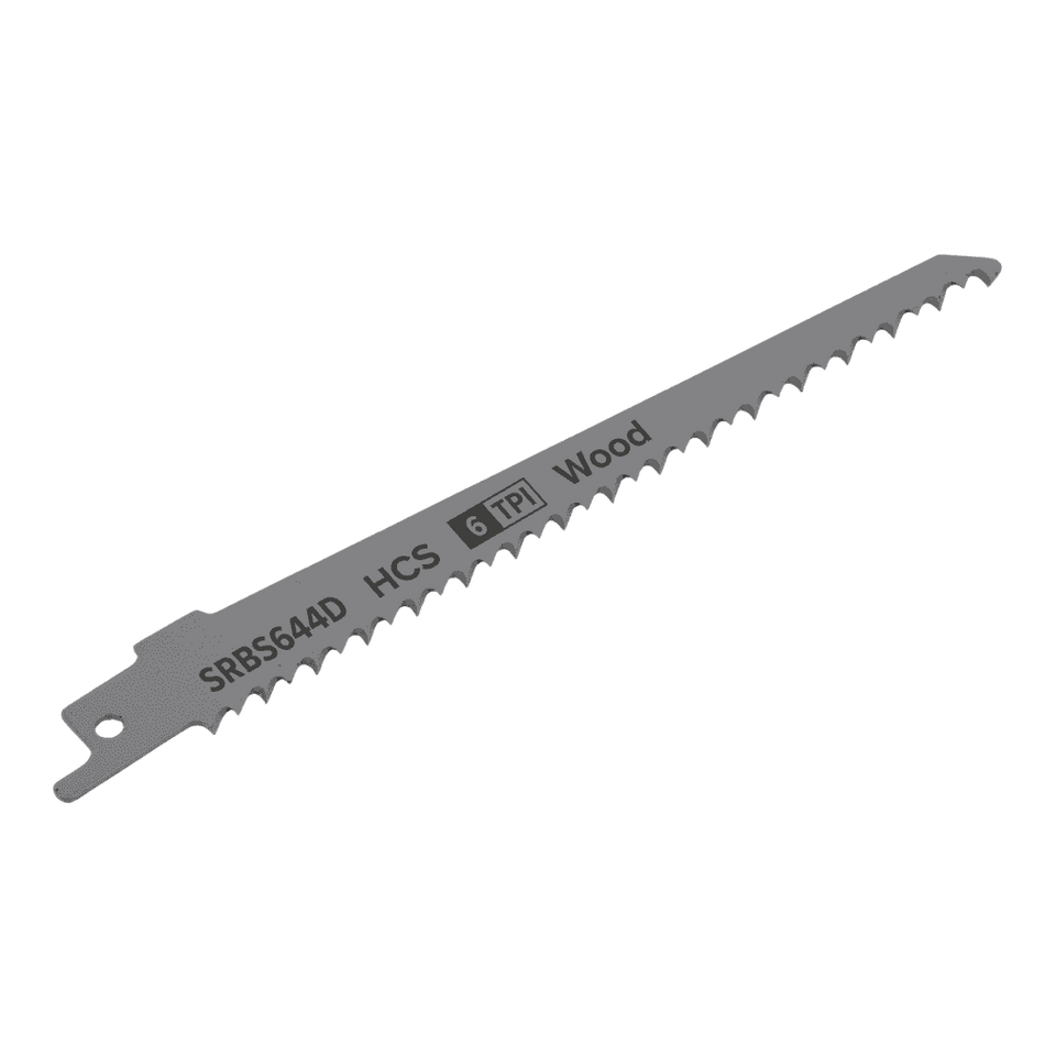 Reciprocating Saw Blade Clean Wood 150mm 6tpi - Pack of 5 Model No-SRBS644D