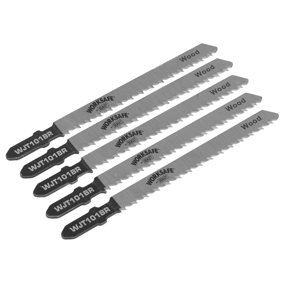 Jigsaw Blade Wood & Plastics 75mm 10tpi - Pack of 5 Model No-WJT101BR