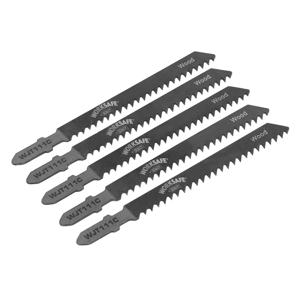 Jigsaw Blade Soft Wood & Plastics 75mm 9tpi - Pack of 5 Model No-WJT111C