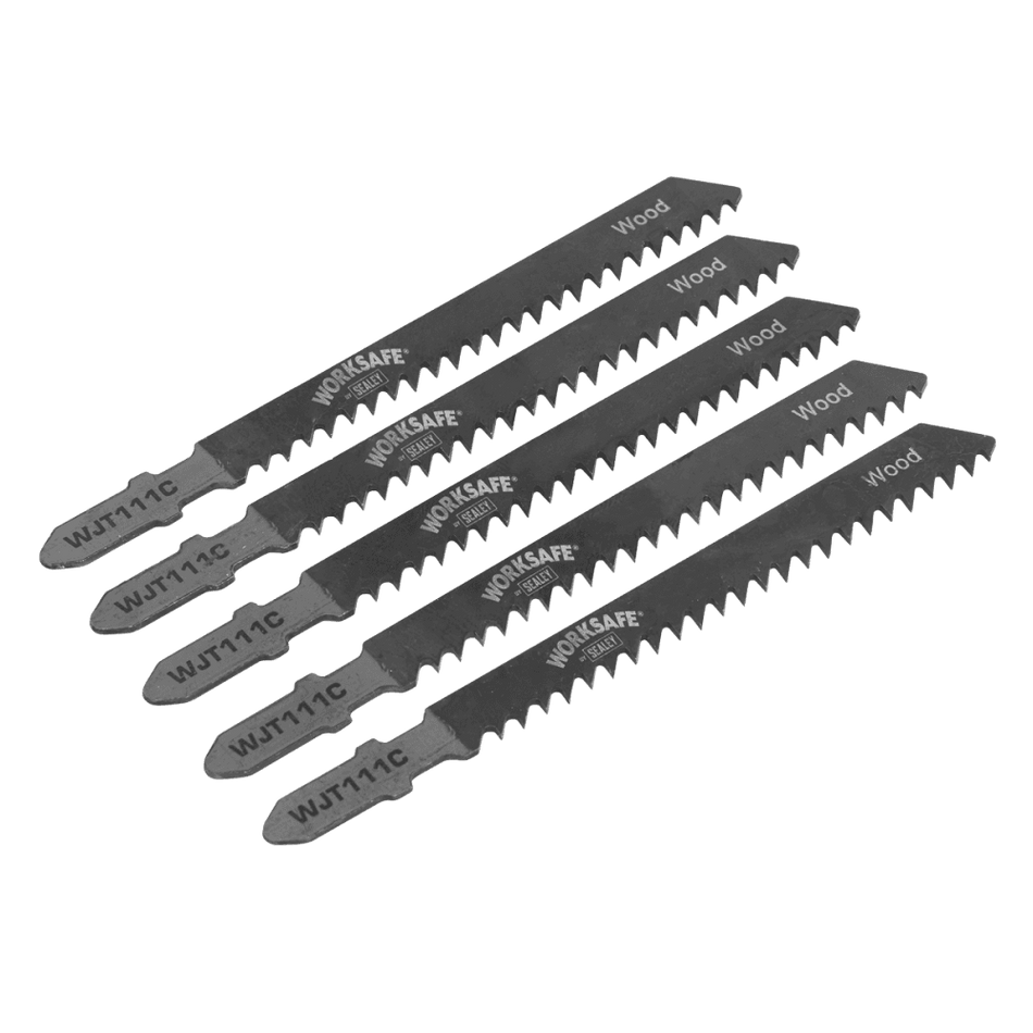Jigsaw Blade Soft Wood & Plastics 75mm 9tpi - Pack of 5 Model No-WJT111C